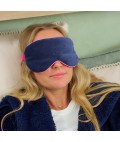 Velvet Eye Mask | Sapphire Blue